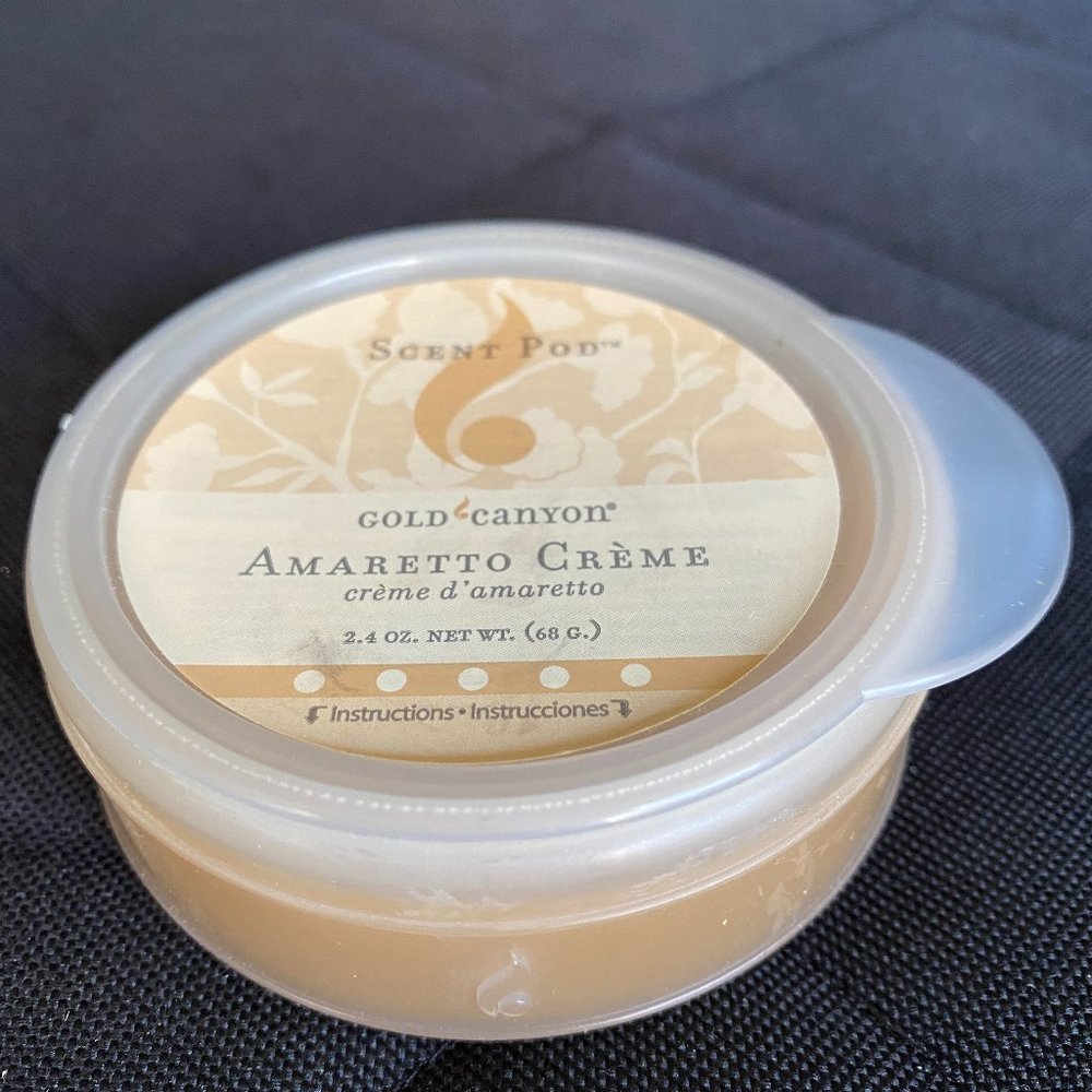 AMARETTO CREAM Gold Canyon Scent Pod RARE 2.4 oz SHIPS QUICKLY